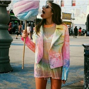 013 UNIF I dye moto jacket